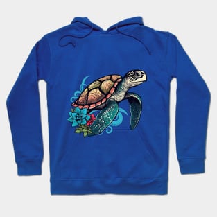 Topical Turtle Hoodie